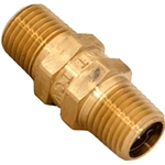 Check Valve 1/2" Male Brass with S/Steel Circlip