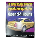 Windmaster Sign Insert "Touchless Automatic"