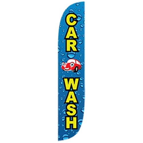 &#39;CAR WASH&#39; Advertising Flag