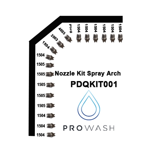 Nozzle Kit Spray Arch