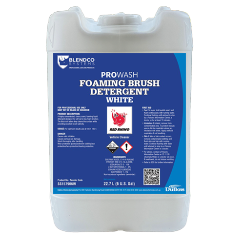 Prowash Foaming Brush - White 6 gal