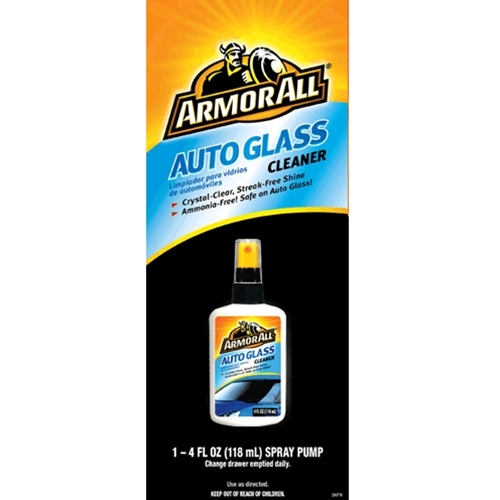 Decal  Armor All 4oz Glass Cleaner Flat Bottle