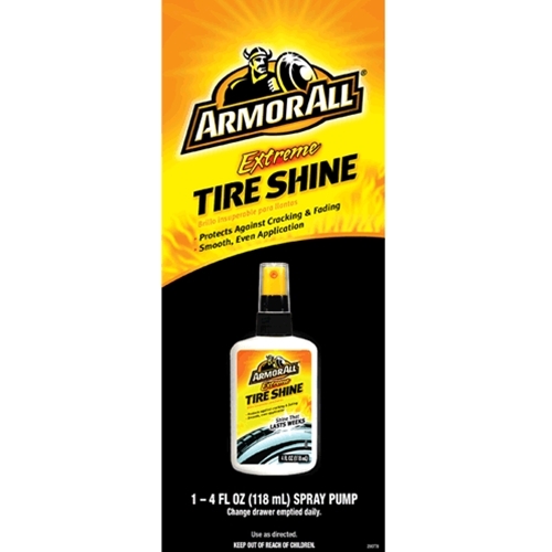 Decal  Armor All 4oz All Extreme Tyre Shine Flat Bottle