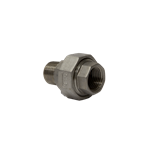 Barrel Union 1/2" M x F BSP Stainless