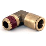 Elbow 3/8" Tube x 1/4" M NPT Brass