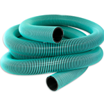 Hose Vacuum 15ft x 2" Turquoise/Black