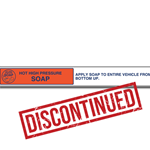 Decal Master Menu Strip 'Hot High Pressure Soap'