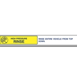 Decal Master Menu Strip 'High Pressure Rinse'