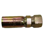 Crimp 3/8"Female Nickel Plated