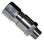 Swivel Mosmatic Straight S/Steel 3/8"M x 3/8"F NPT