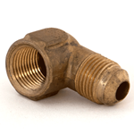 Elbow Flare 90° 3/8"MFL/NPT x 3/8"F/NPT Brass