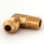 Elbow Flare 90° 3/8"MFL/NPT x 1/4"M/NPT Brass