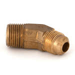 Elbow Flare 45° 3/8"MFL/NPT x 3/8"M/NPT Brass