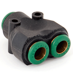 Union Y Connector 3/8" Tube Plastic