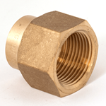 Socket Reducing 1"NPT x 3/4"NPT Brass