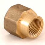 Socket Reducing 3/4"NPT x 1/2"NPT Brass