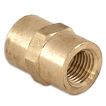 Socket 1/4" Brass