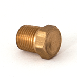 Plug 1/8"NPT Brass