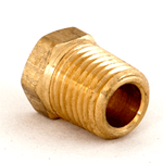 Plug 1/4" Brass