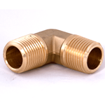 Elbow 1/2"M/NPT x 1/2"M/NPT Brass