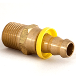 Pushlok BarbSwivel 1/2"H x 1/2"M Brass