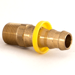 Pushlok BarbSwivel 1/2"H x 3/8"M Brass