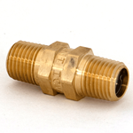 Check Valve 1/4" Male Brass with S/Steel Circlip