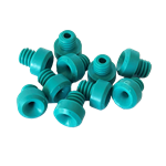 Dema 100.15.2 Metering Tip For 1/4" Barb - Turquoise (10)