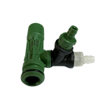 Injector 0.125 Hydraflex Green Dual Barb Quick Connect