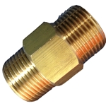 Nipple Hex 1" NPT Brass