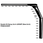 Nozzle Kit Spray Arch LW360P (New Arch)