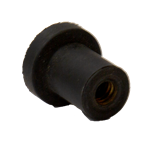 Insert Threaded 1/4UNC Neoprene Brass