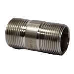 Nipple 1" x 2.5" SC40 Stainless