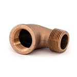 Elbow Street 90° 1"NPT SC40 Brass