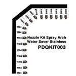 Nozzle Kit Spray Arch Water Saver Stainless