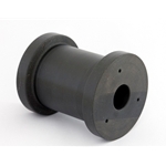 Roller Black Laser UHMW Narrow Groove