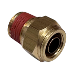 5/8"T x 1/2" NPT  Straight Brass