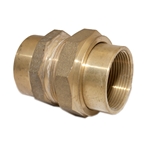 Barrel Union 1-1/2"F BSP Brass