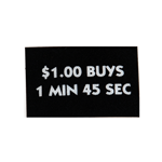 Decal $1 Buys 1 min 45 sec