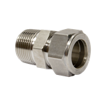Connector 1" Tube x 1" Male Stainless BSP