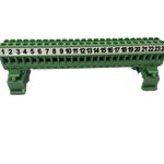 Socket Green 24 Way Din Mount