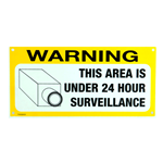 Sign 'Under 24Hr Surveillance'
