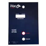 Decal Prowash iVac TURBO Vacuum Door Cashless
