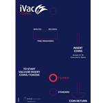 Decal Prowash iVac TURBO Vacuum Coin Box