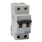 Circuit Breaker 6 Ka 2 Pole 4 A C-Curve