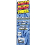 Decal Microfibre Towel Blue
