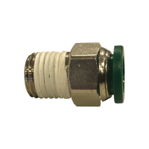 Connector Push 3/8" Tube x 1/4" MIP Brass