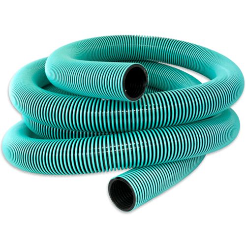 Hose Vacuum 15ft x 2" Turquoise/Black