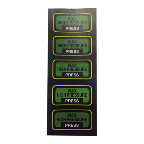 Decal Insert Wax High Pressure Touch Select (5 per pack)