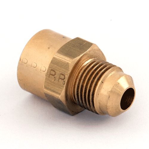 Adaptor Flare 3/8"MFL/NPT x 3/8"F/NPT Brass